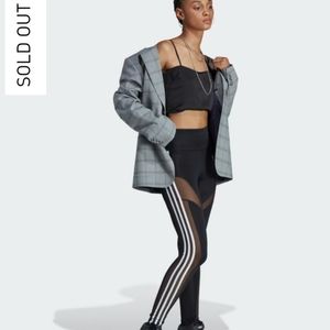 RARE & SOLD OUT New Adidas Originals CENTRE STAGE LEGGINGS with mesh